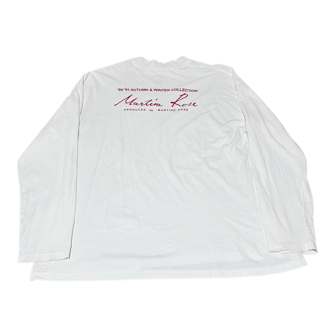 国内発送■MARTINE ROSE■FUNNEL NECK L/S T-SHIRT Martine Rose - Jersey Funnel Neck Long Sleeve T-shirt | HBX