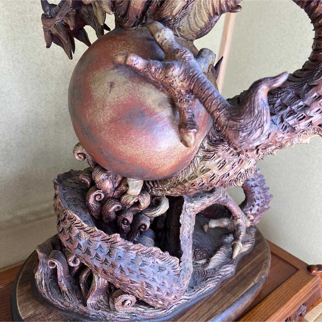 レア 貴重 骨董品 龍 龍神 竜神 竜 陶器 彫刻 壺 アンティーク レア 貴重 骨董品 龍 龍神 竜神 竜 陶器 彫刻 壺 アンティーク