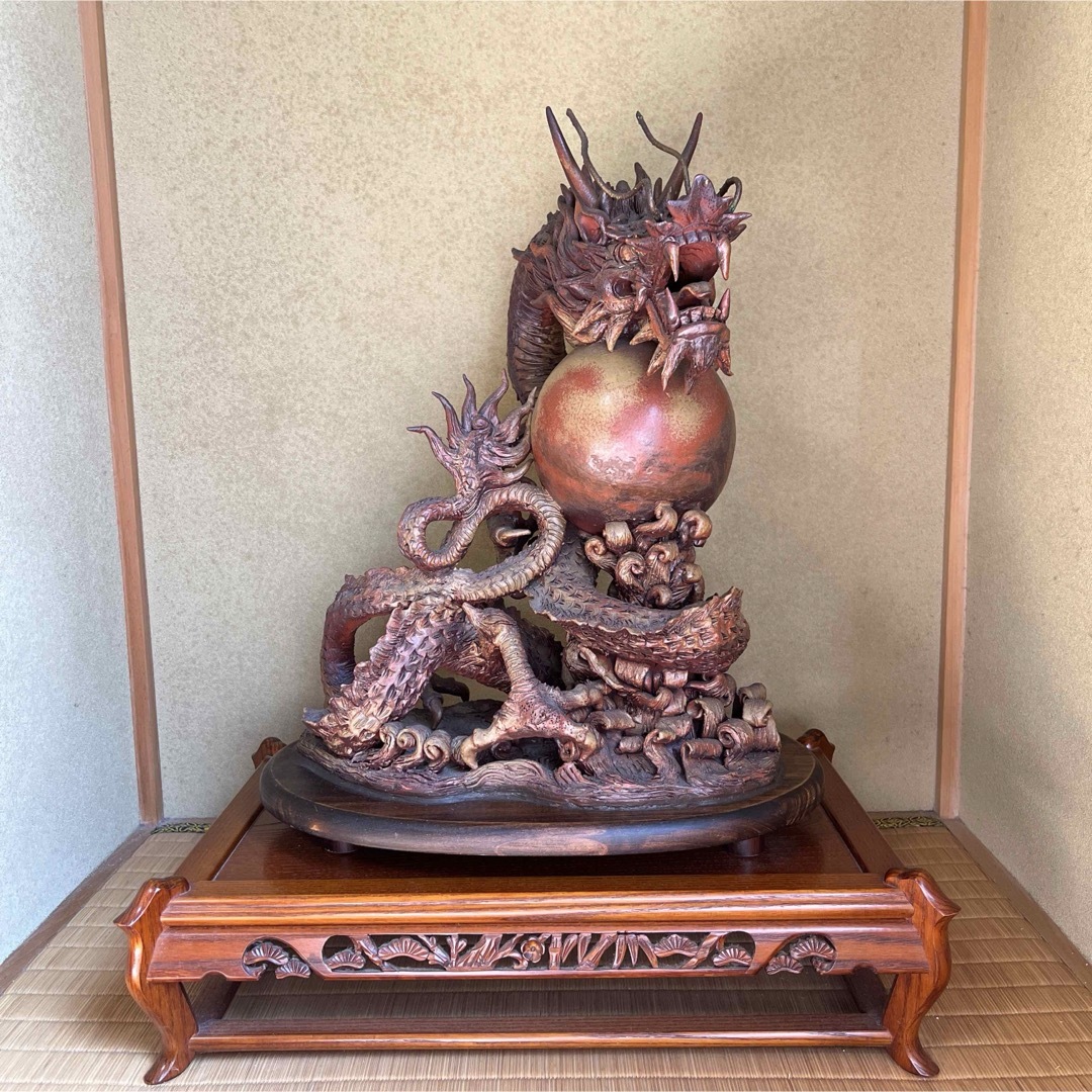 レア 貴重 骨董品 龍 龍神 竜神 竜 陶器 彫刻 壺 アンティーク レア 貴重 骨董品 龍 龍神 竜神 竜 陶器 彫刻 壺 アンティーク