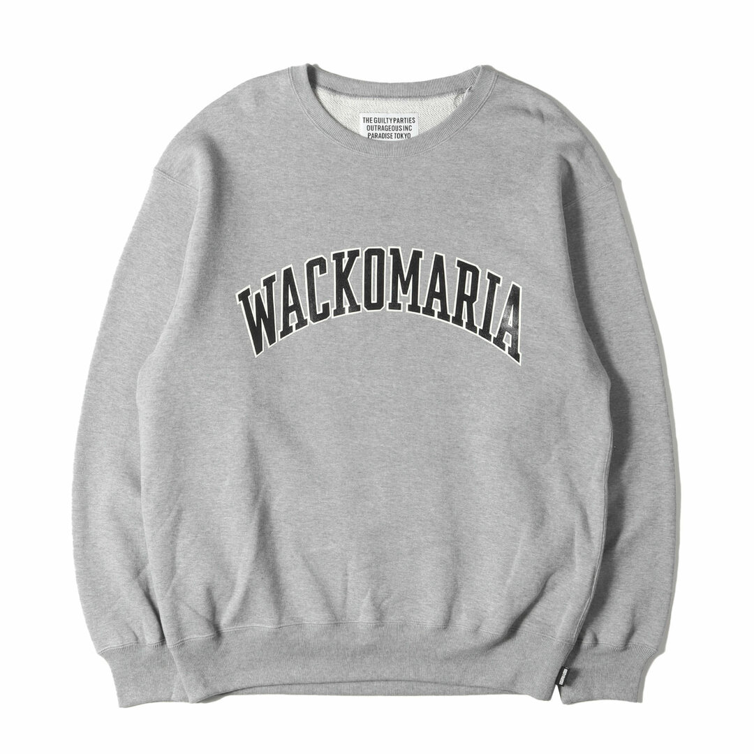 WACKO MARIA - 新品 WACKO MARIA ワコマリア スウェット サイズ:L 24SS アーチロゴ クルーネック スウェットシャツ MIDDLE WEIGHT CREW NECK SWEAT SHIRT グレー トップス トレーナー 【メンズ】の通販 by ブランド古着のBEEGLE by BooBee ラクマ店|ワコマリアならラクマ WACKO MARIA - 新品 WACKO MARIA ワコマリア スウェット サイズ:L 24SS アーチロゴ クルーネック スウェットシャツ MIDDLE WEIGHT CREW NECK SWEAT SHIRT グレー トップス トレーナー 【メンズ】の通販 by ブランド古着のBEEGLE by BooBee ラクマ店|ワコマリアならラクマ