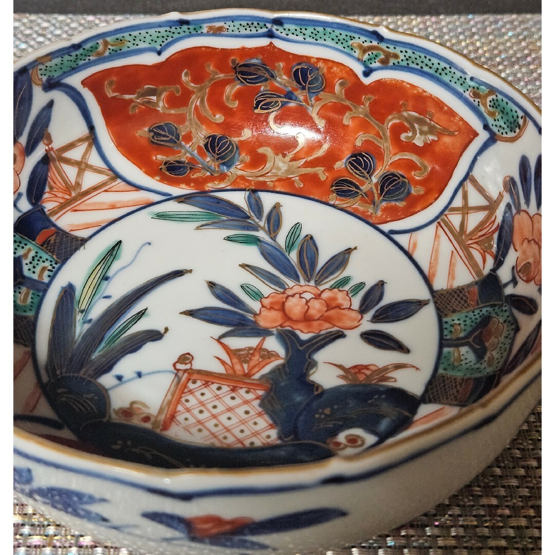 有田焼 - 【上作品❗】明治時代 古伊万里 金襴色絵 花尽くし文様 有田焼 - 【上作品❗】明治時代 古伊万里 金襴色絵 花尽くし文様