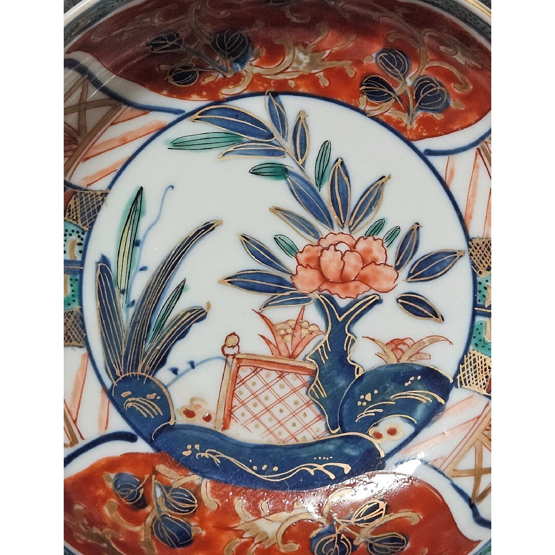 有田焼 - 【上作品❗】明治時代 古伊万里 金襴色絵 花尽くし文様 有田焼 - 【上作品❗】明治時代 古伊万里 金襴色絵 花尽くし文様