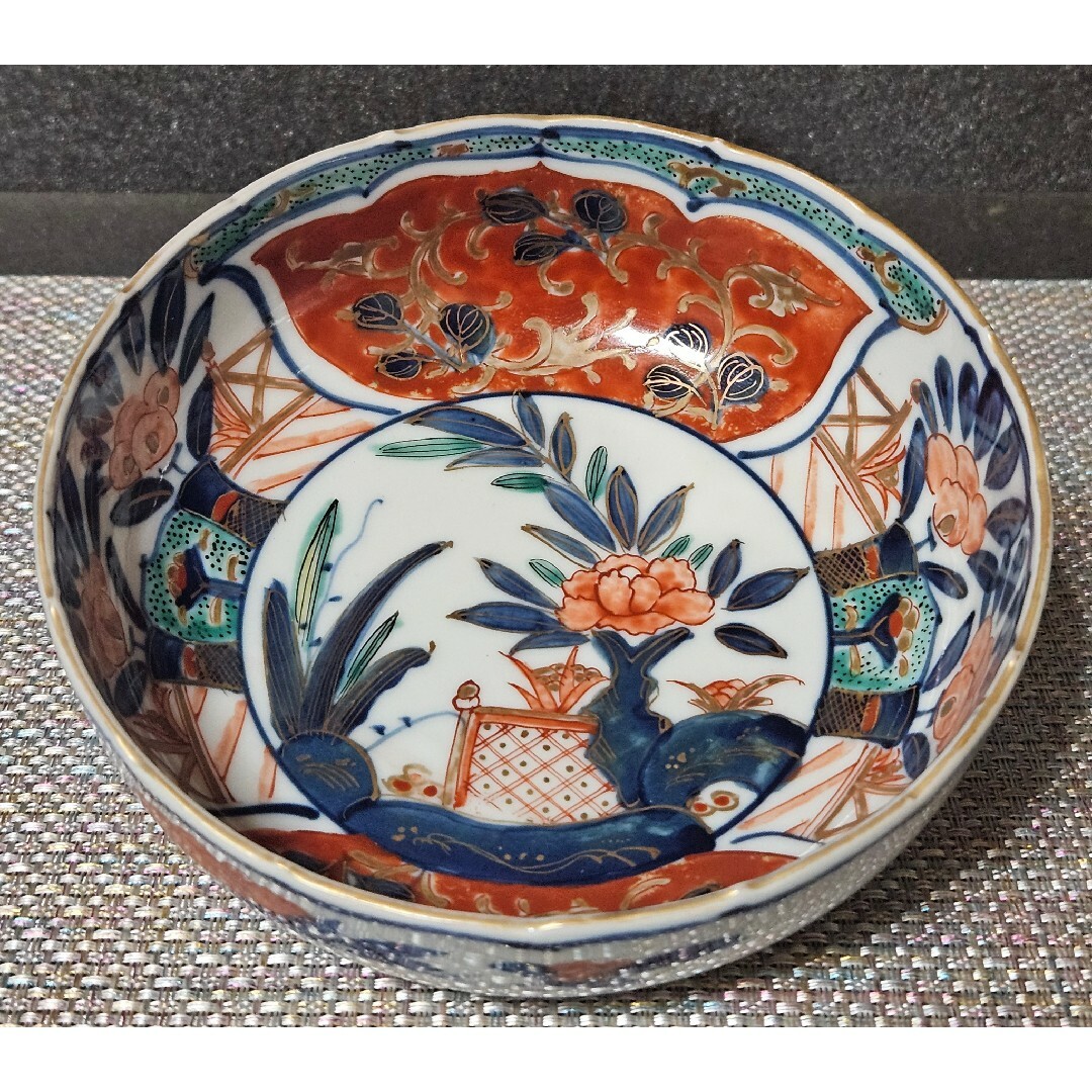 有田焼 - 【上作品❗】明治時代 古伊万里 金襴色絵 花尽くし文様 有田焼 - 【上作品❗】明治時代 古伊万里 金襴色絵 花尽くし文様