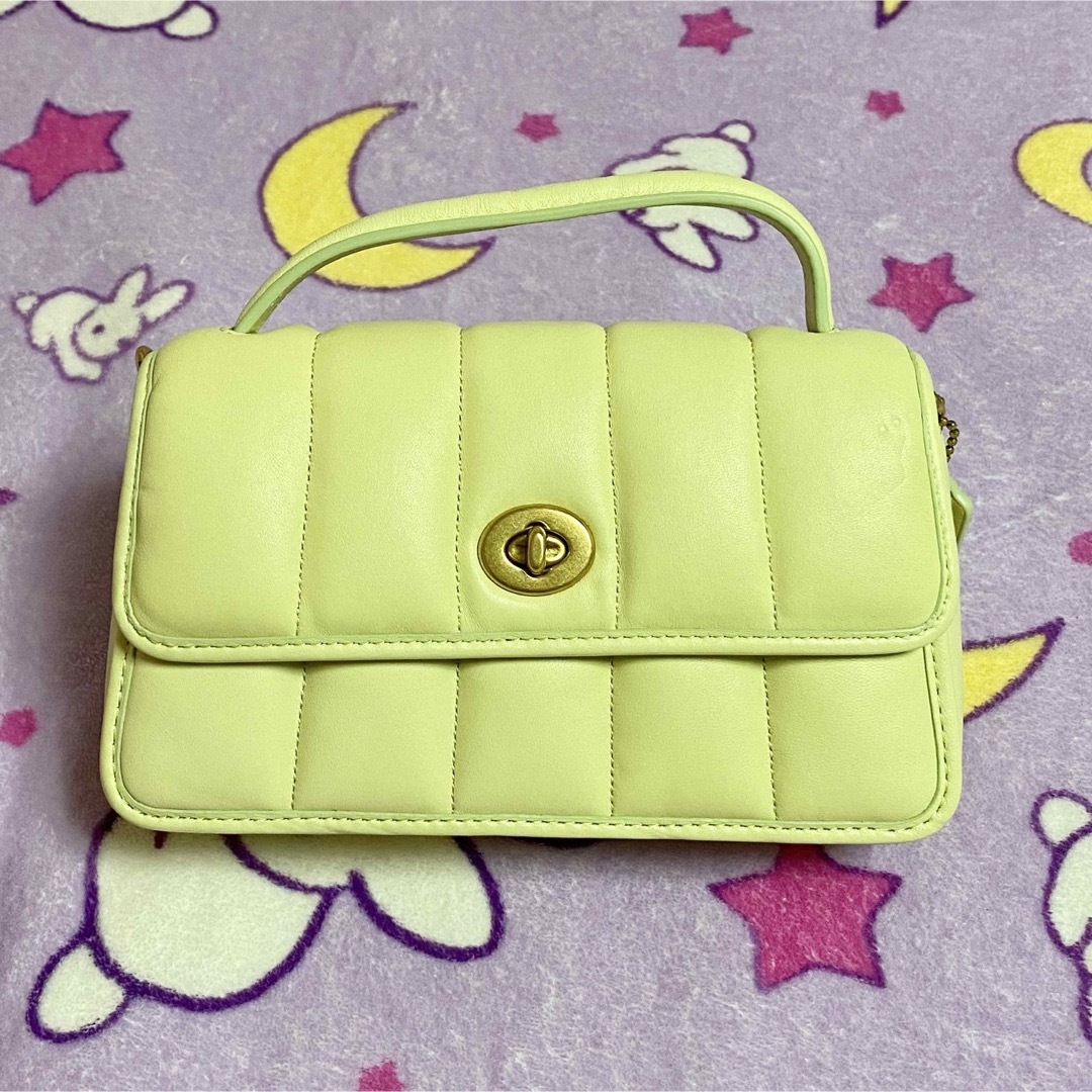 COACH - COACH ターンロック クラッチ 20 ウィズ キルティングの COACH - COACH ターンロック クラッチ 20 ウィズ キルティングの