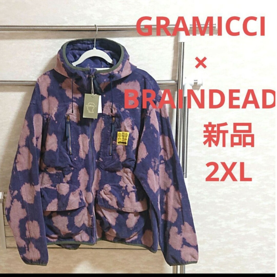 新品 GRAMICCI × BRAINDEAD マウンテン パーカー 2XL 紺 その他 新品 GRAMICCI × BRAINDEAD マウンテン パーカー 2XL 紺 その他