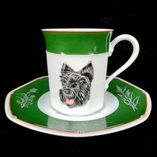 美品/ エルメス ドッグ 犬 カップ&ソーサー 1客 スコティッシュ 美品/ エルメス ドッグ 犬 カップ&ソーサー 1客 スコティッシュ