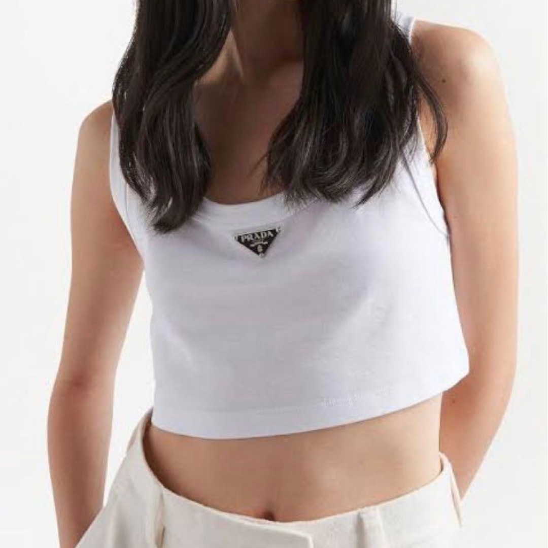 PRADA - PRADA クロップドトップ タンクトップ 36の通販 by PRADA - PRADA クロップドトップ タンクトップ 36の通販 by
