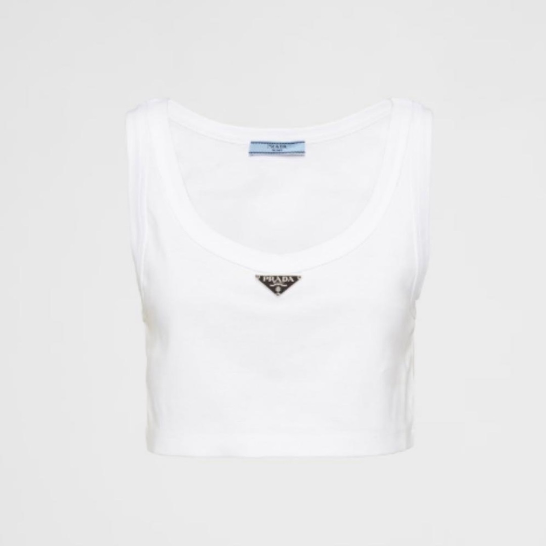 PRADA - PRADA クロップドトップ タンクトップ 36の通販 by PRADA - PRADA クロップドトップ タンクトップ 36の通販 by
