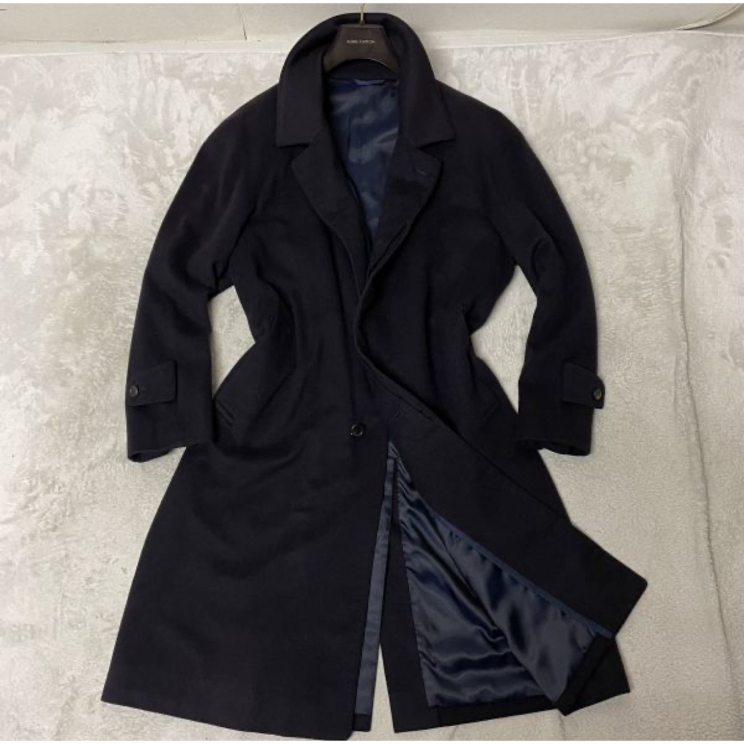 英国製】Burberry バーバリー カシミヤ100% 比翼 ためよ 英国製】Burberry バーバリー カシミヤ100% 比翼 ためよ