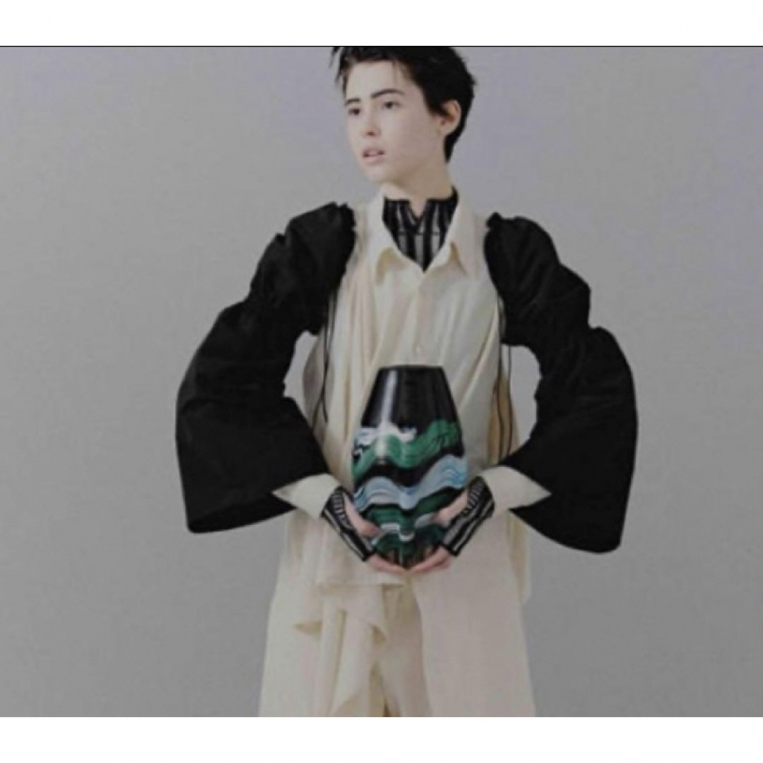 kishidamiki キシダミキshirring sleeve 付け袖 kishidamiki キシダミキshirring sleeve 付け袖