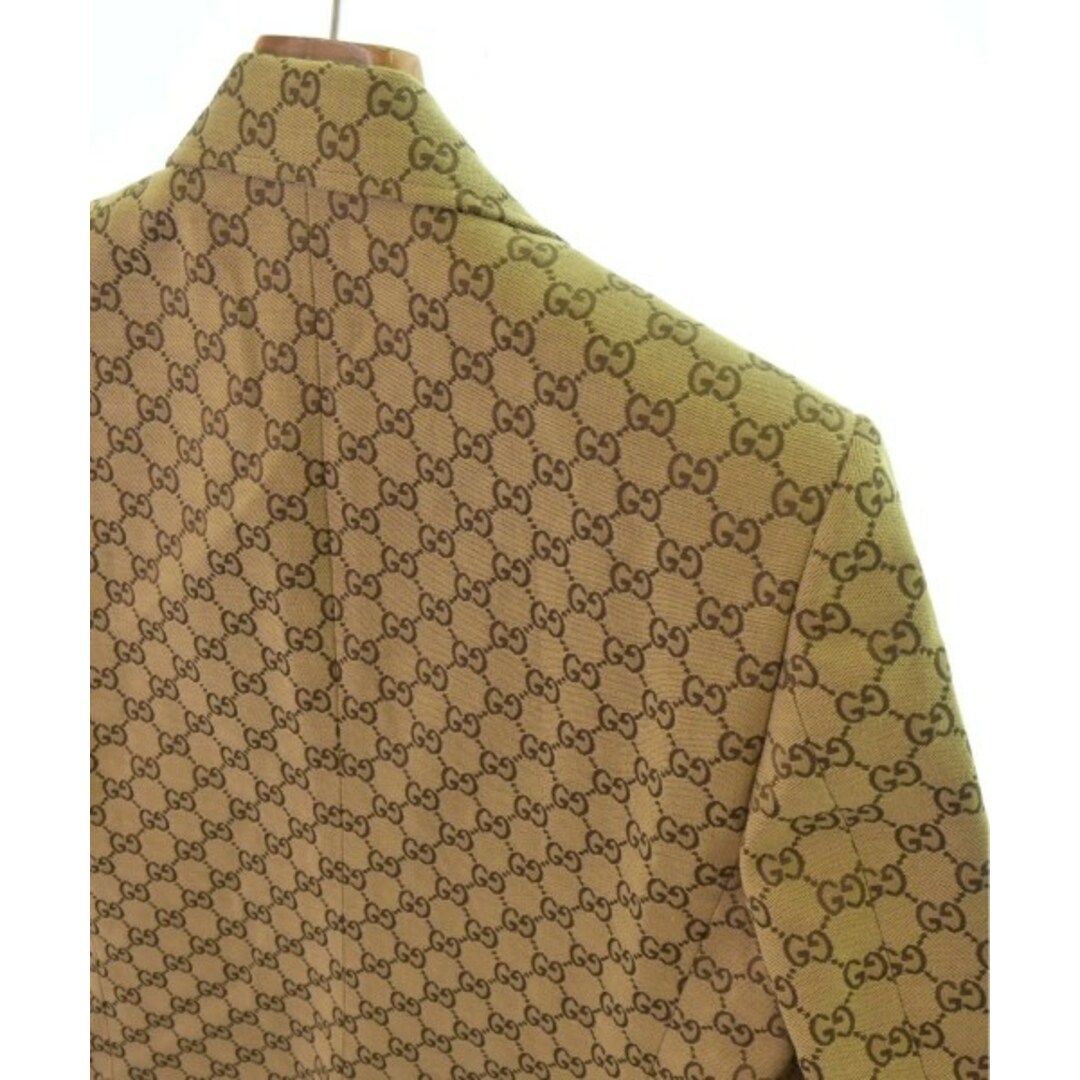 GUCCI - GUCCI グッチ テーラードジャケット 48(L位) ベージュx GUCCI - GUCCI グッチ テーラードジャケット 48(L位) ベージュx