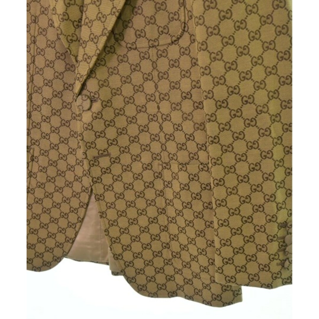 GUCCI - GUCCI グッチ テーラードジャケット 48(L位) ベージュx GUCCI - GUCCI グッチ テーラードジャケット 48(L位) ベージュx