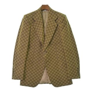 GUCCI - GUCCI グッチ テーラードジャケット 48(L位) ベージュx GUCCI - GUCCI グッチ テーラードジャケット 48(L位) ベージュx