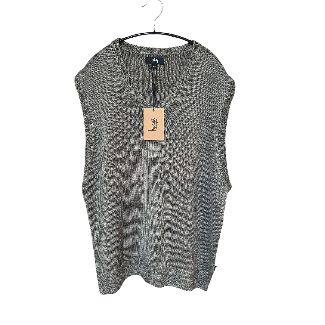 STUSSY - 【新品】STUSSY LOOSE KNIT LINEN VEST Lの通販 by STUSSY - 【新品】STUSSY LOOSE KNIT LINEN VEST Lの通販 by