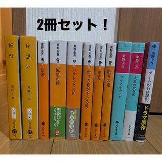 東野圭吾　文庫本2冊セット！(文学/小説)