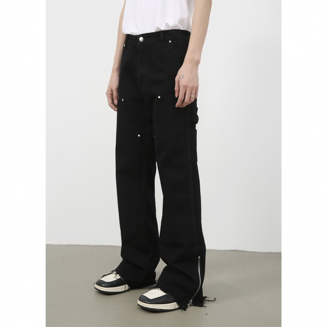 BALENCIAGA - サイドジップギミック ダブルニー スリムワーク BALENCIAGA - サイドジップギミック ダブルニー スリムワーク