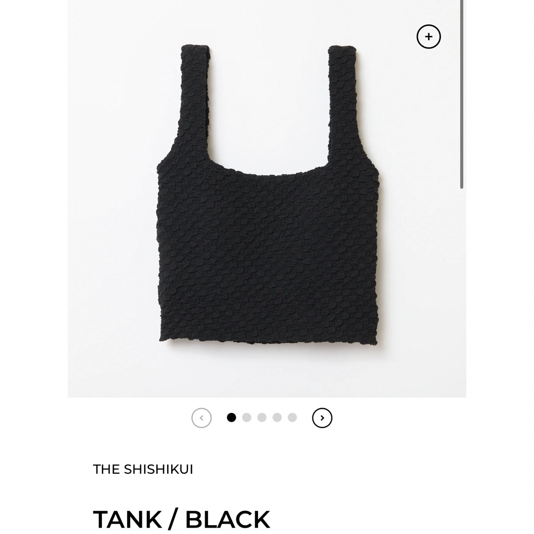 the shishikui TANK BLACK の通販 by sono's shop|ラクマ the shishikui TANK BLACK の通販 by sono's shop|ラクマ