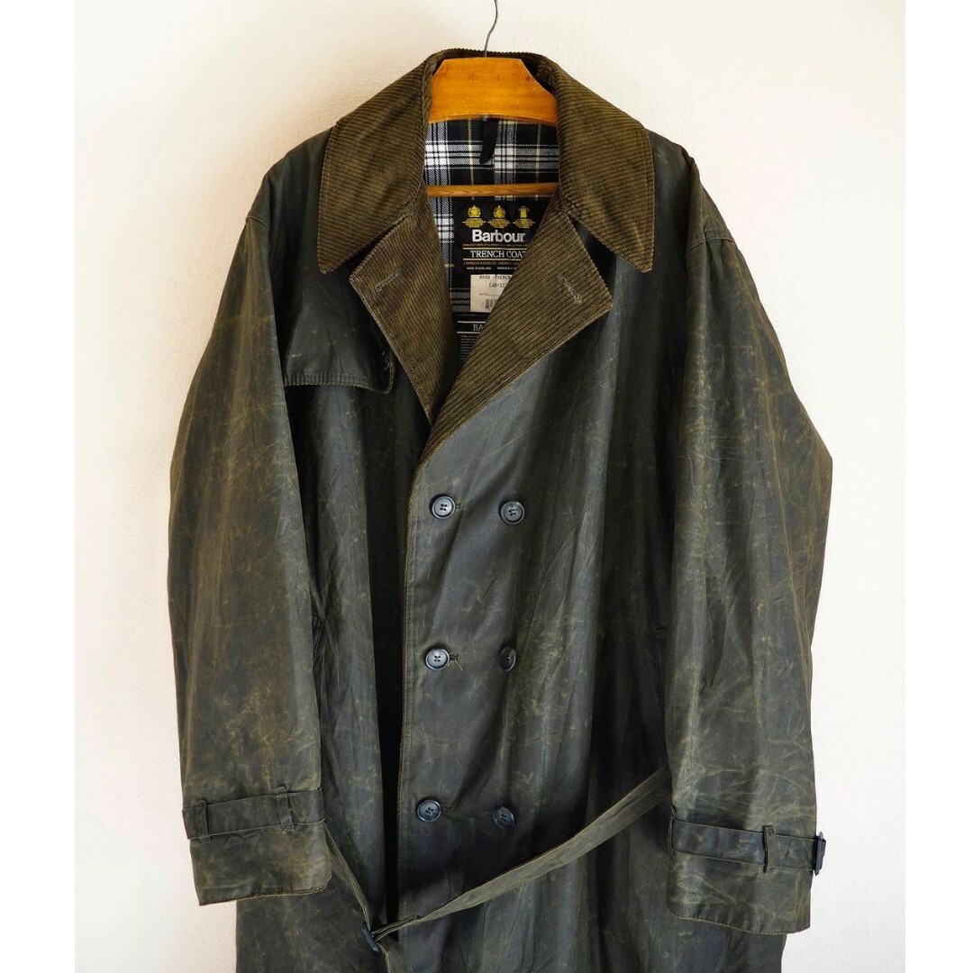 Barbour - Barbour トレンチコート デッドストック 90s セージの Barbour - Barbour トレンチコート デッドストック 90s セージの
