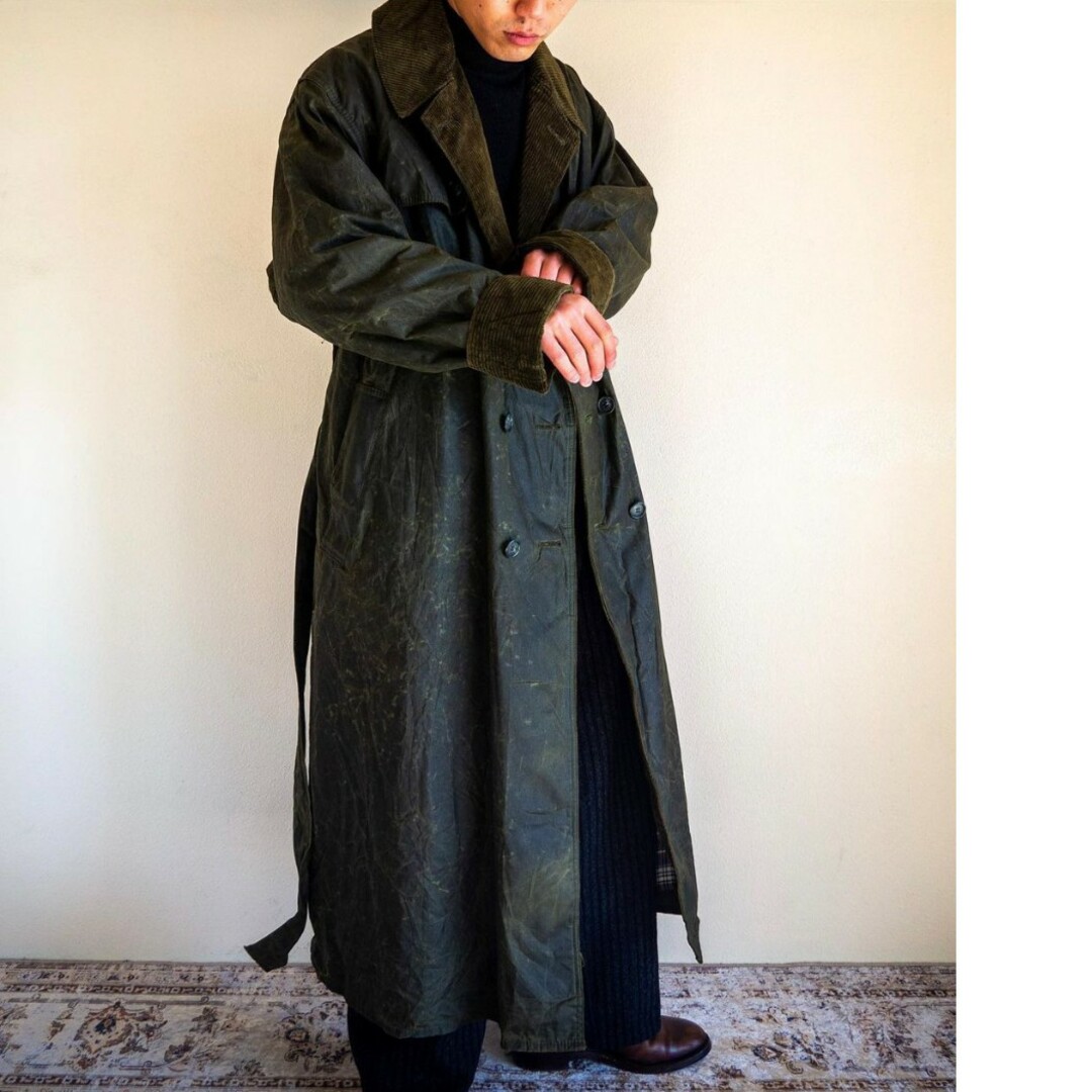 Barbour - Barbour トレンチコート デッドストック 90s セージの Barbour - Barbour トレンチコート デッドストック 90s セージの