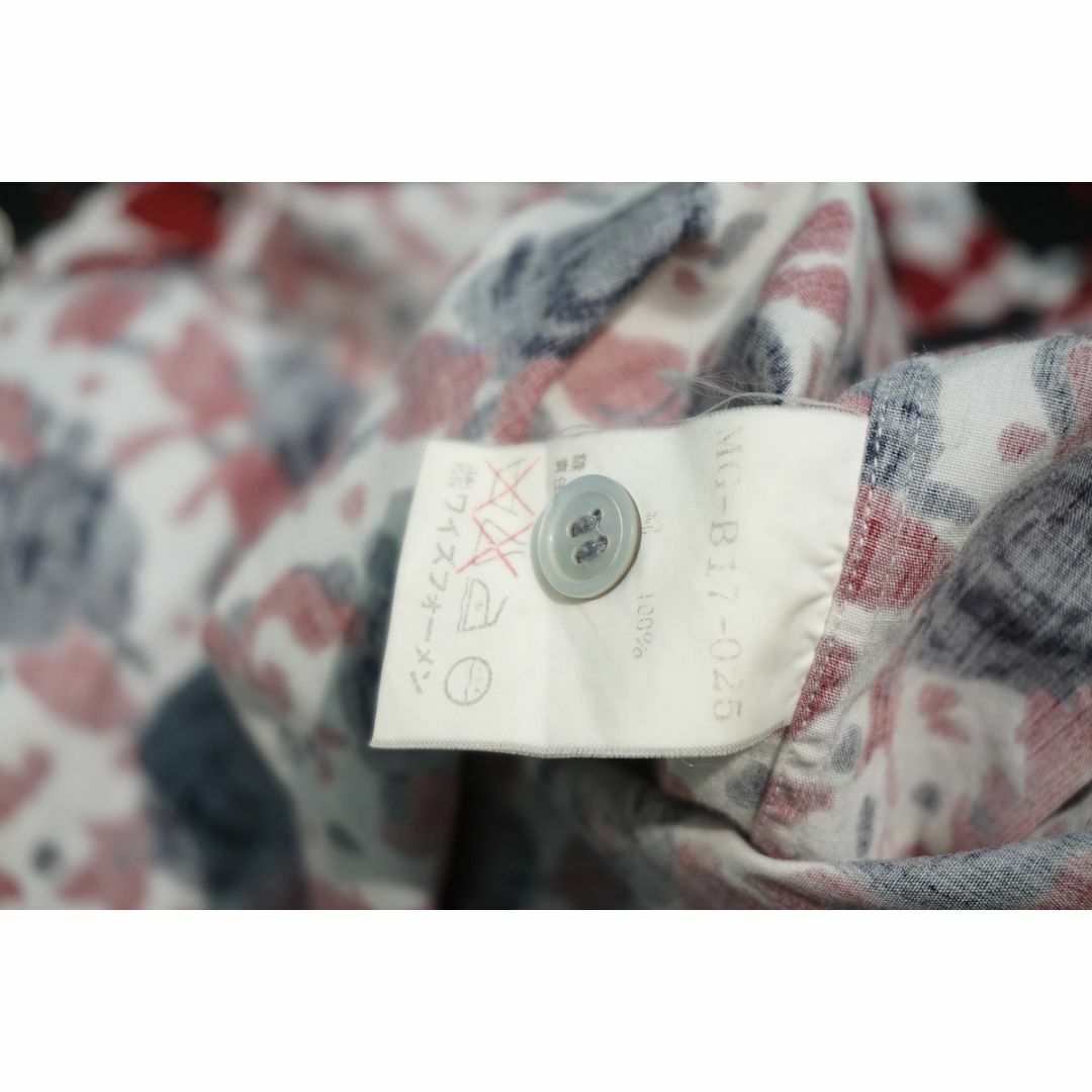 Y's - 希少96AW Y's for men ワイズ シャツ フラワー 90s810O Y's - 希少96AW Y's for men ワイズ シャツ フラワー 90s810O