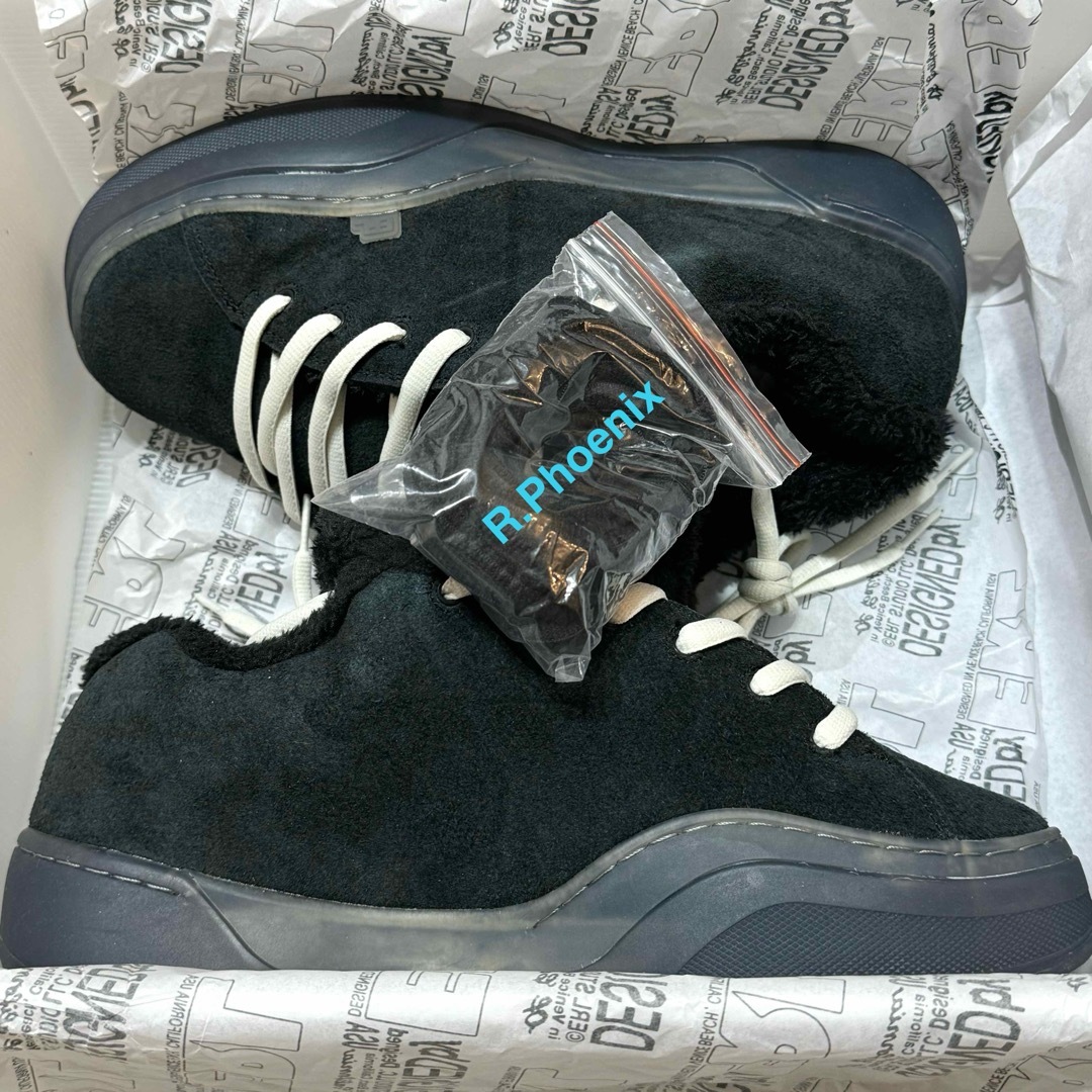 ERL】 VANPS SUEDE SKATE SNEAKER / BLACKの通販 by R.Phoenix ERL】 VANPS SUEDE SKATE SNEAKER / BLACKの通販 by R.Phoenix