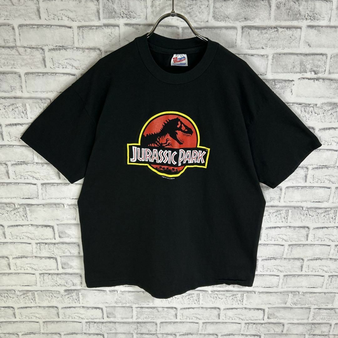 ジュラシックパーク 90s シングルステッチ 恐竜ロゴ Tシャツ ジュラシックパーク 90s シングルステッチ 恐竜ロゴ Tシャツ
