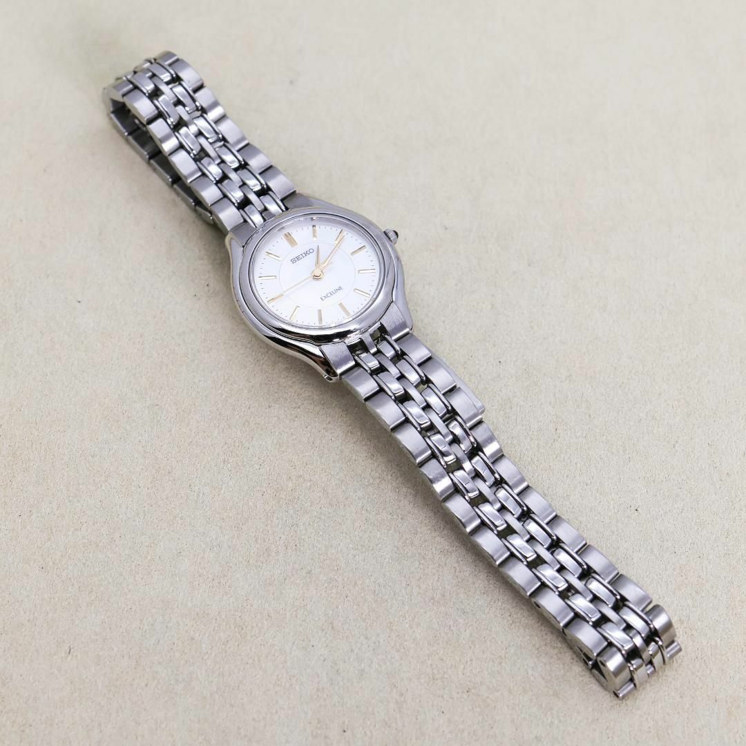 SEIKO - ◇稼働 SEIKO Exceline 腕時計 SWDL099 シェル文字盤 r SEIKO - ◇稼働 SEIKO Exceline 腕時計 SWDL099 シェル文字盤 r