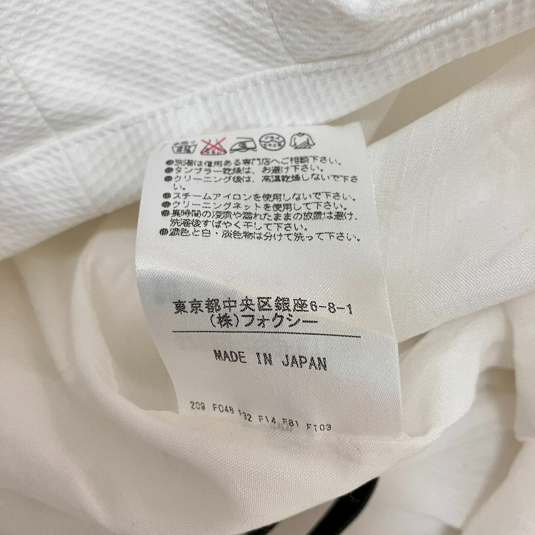 DAISY LIN for FOXEY フォクシー バルーン ワンピース 白 S DAISY LIN for FOXEY フォクシー バルーン ワンピース 白 S