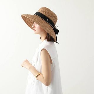 HELEN KAMINSKI - 超美品 ヘレンカミンスキー 麦わら帽子 日除け HELEN KAMINSKI - 超美品 ヘレンカミンスキー 麦わら帽子 日除け