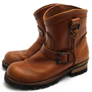 スローウェアライオン／Slow Wear Lion エンジニアブーツ シューズ 靴 メンズ 男性 男性用 レザー 革 本革 ブラウン 茶  OB-8967JS 定番(ブーツ)