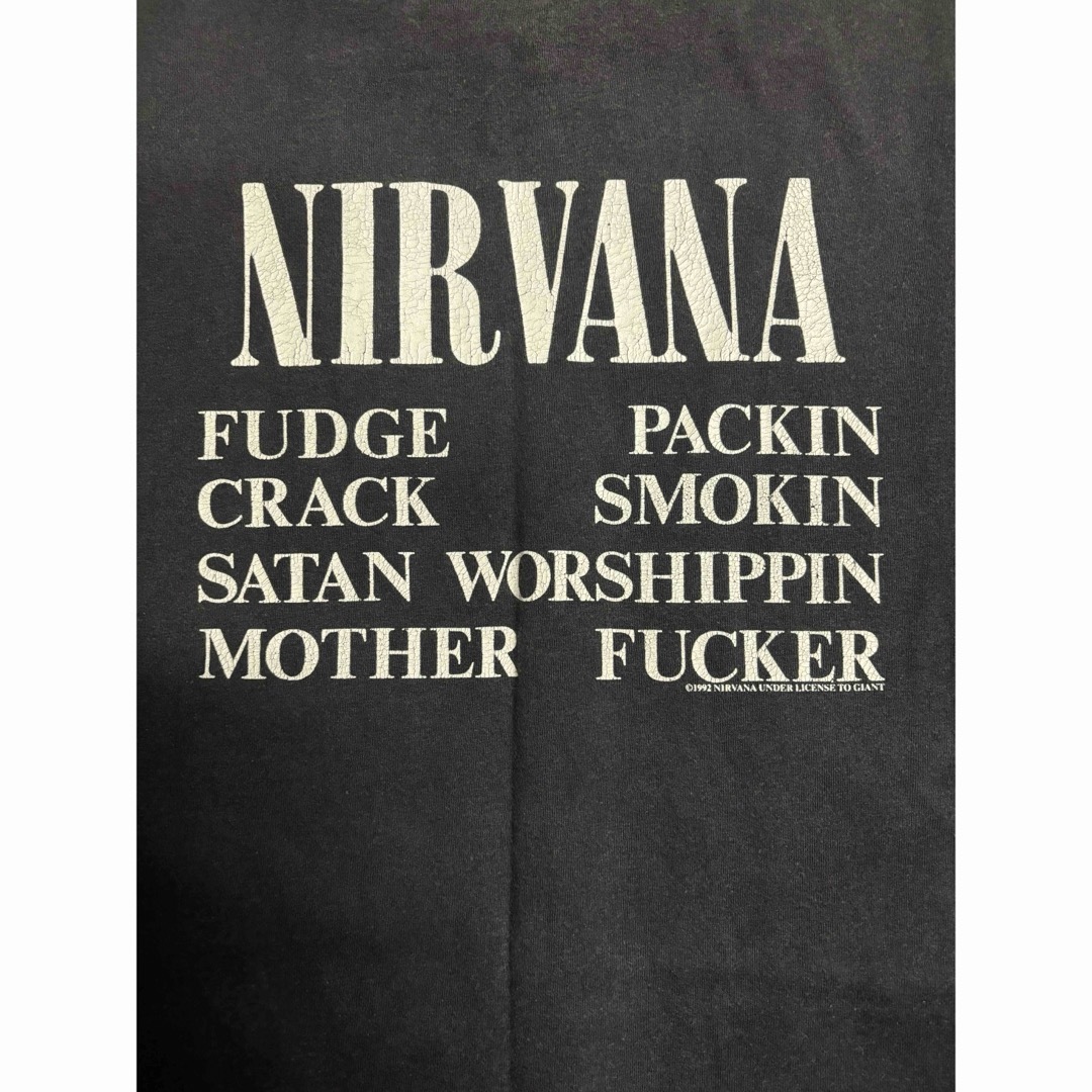 激レア90'S当時物NIRVANA Tシャツ ヴィンテージ サイズXL USA製 激レア90'S当時物NIRVANA Tシャツ ヴィンテージ サイズXL USA製