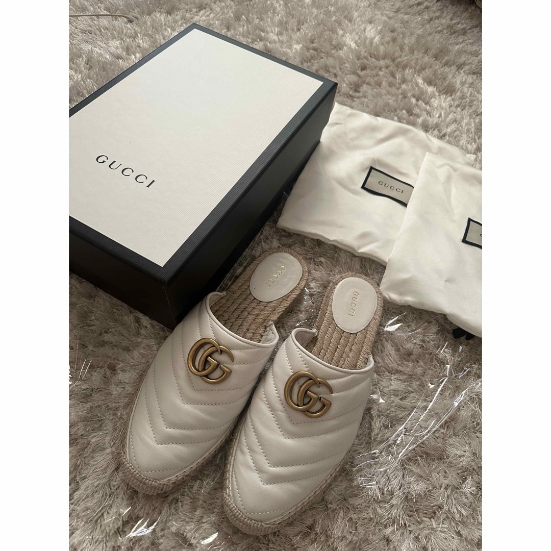 GUCCI - 【GUCCI】エスパドーリュサンダル 38サイズの通販 by GUCCI - 【GUCCI】エスパドーリュサンダル 38サイズの通販 by