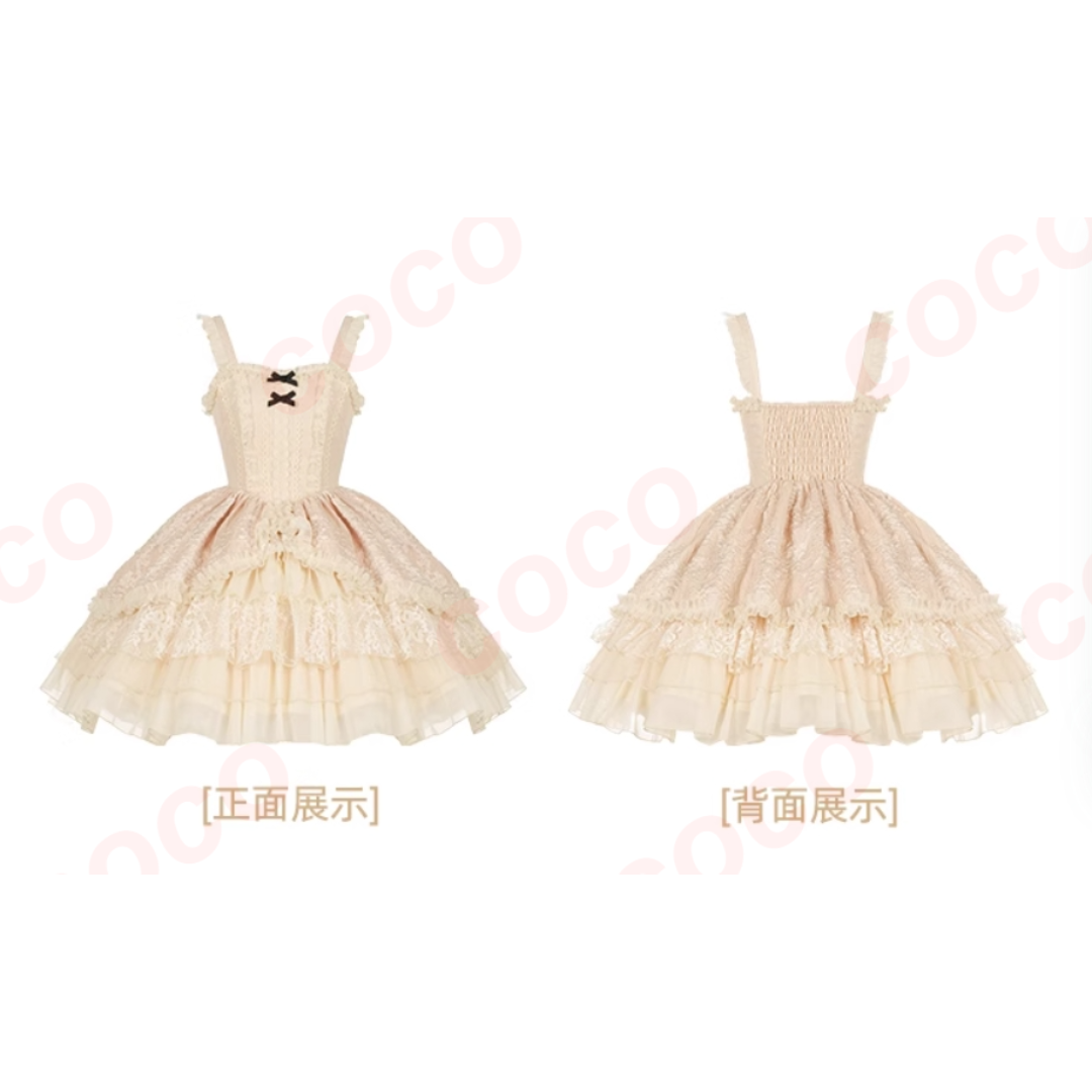 L269 lolita オリジナル 洋服 ロリータ ワンピース オリジナルlolita クラシカルバレエ風 ロリータJSKワンピース