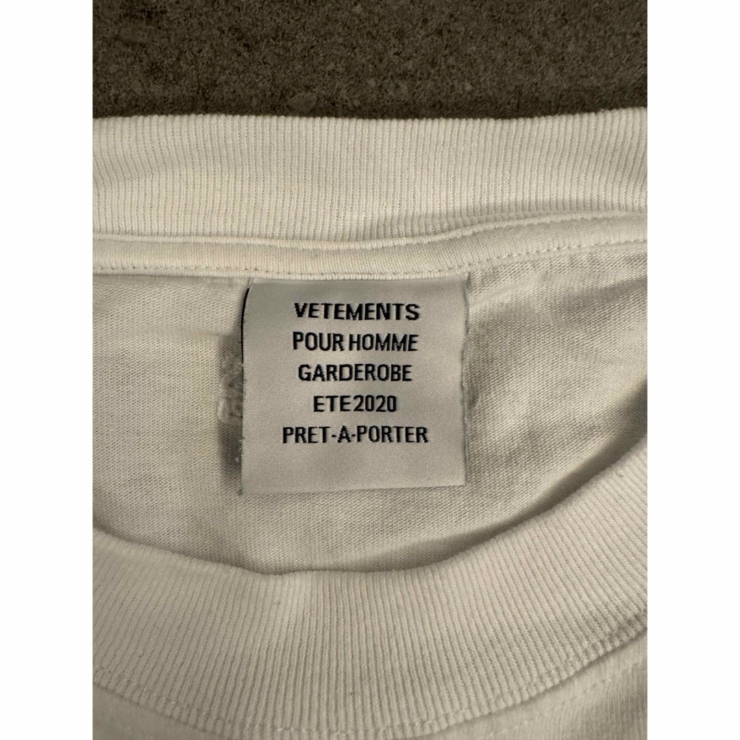 VETEMENTS - VETEMENTS ヴェトモン TIME IS MONEY ロンTシャツの VETEMENTS - VETEMENTS ヴェトモン TIME IS MONEY ロンTシャツの