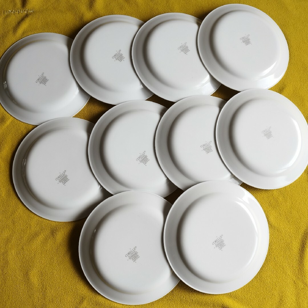【数々のアワードを受賞】 CORELLE - コーニング レトロ【USAコレール】中皿10枚セット 食器