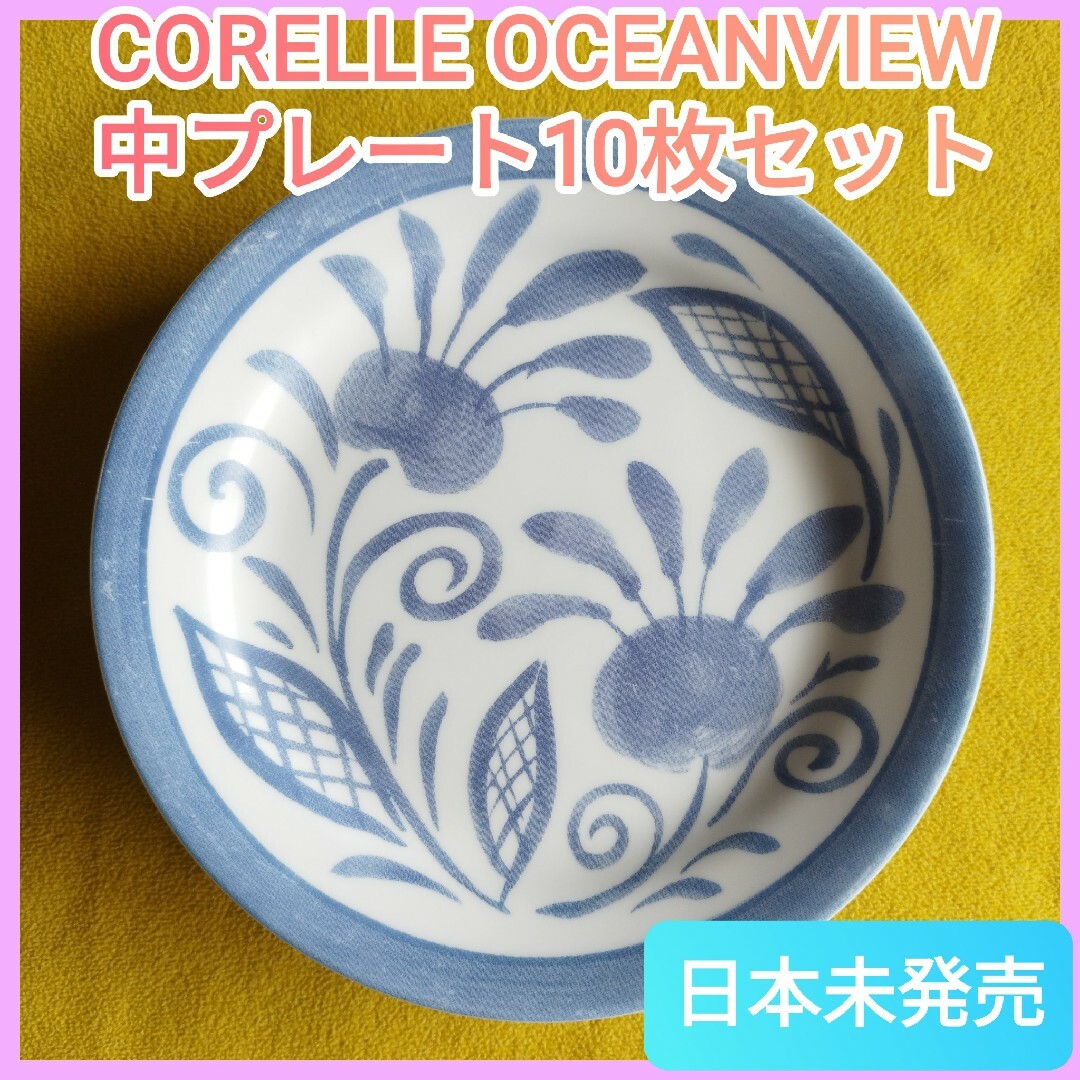 CORELLE - レトロ【USAコレール】中皿10枚セット コーニング CORELLE - レトロ【USAコレール】中皿10枚セット コーニング