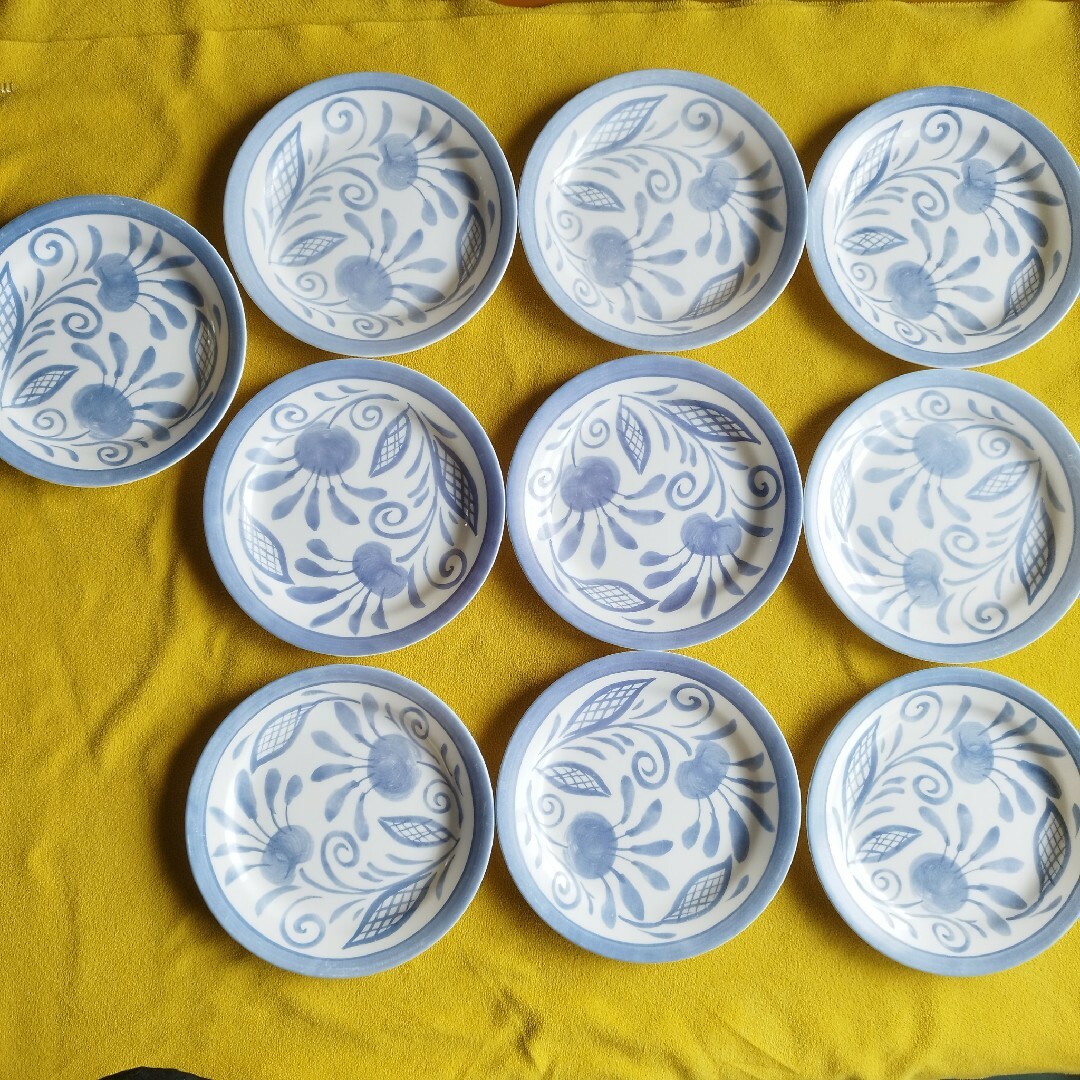 CORELLE - レトロ【USAコレール】中皿10枚セット コーニング CORELLE - レトロ【USAコレール】中皿10枚セット コーニング