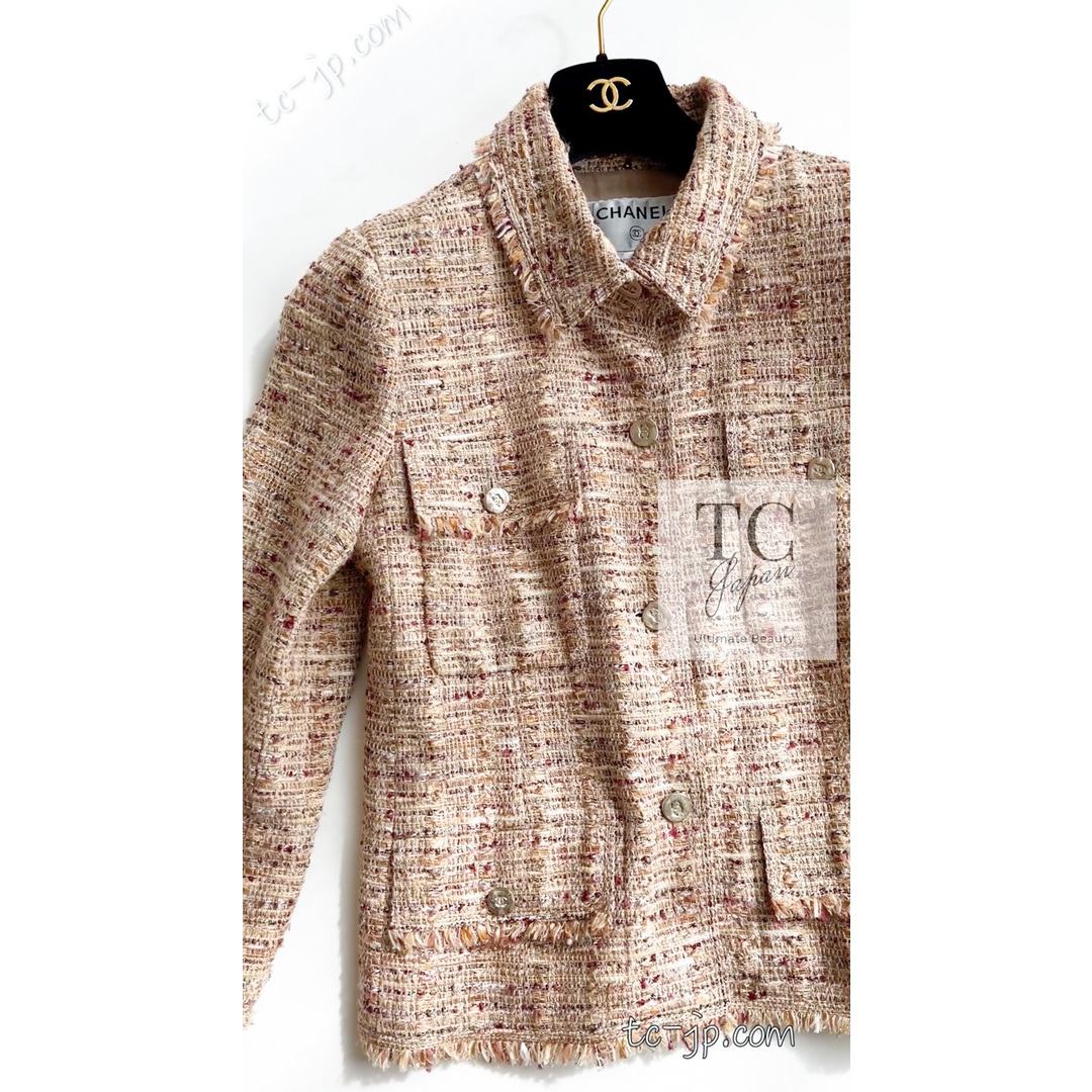CHANEL - シャネル ジャケット CHANEL ベージュ ゴールド CHANEL - シャネル ジャケット CHANEL ベージュ ゴールド