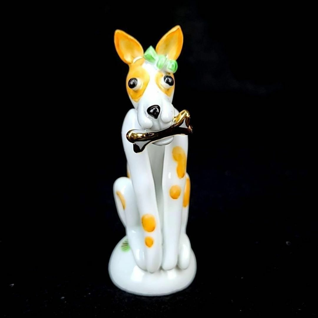 ☆美品 ◇ マイセン 手びねり 干支 犬 戌 置物 フィギュリン ☆美品 ◇ マイセン 手びねり 干支 犬 戌 置物 フィギュリン
