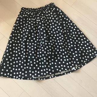 ドットアンドストライプスチャイルドウーマン(Dot&Stripes CHILDWOMAN)のドットスカート(ひざ丈スカート)