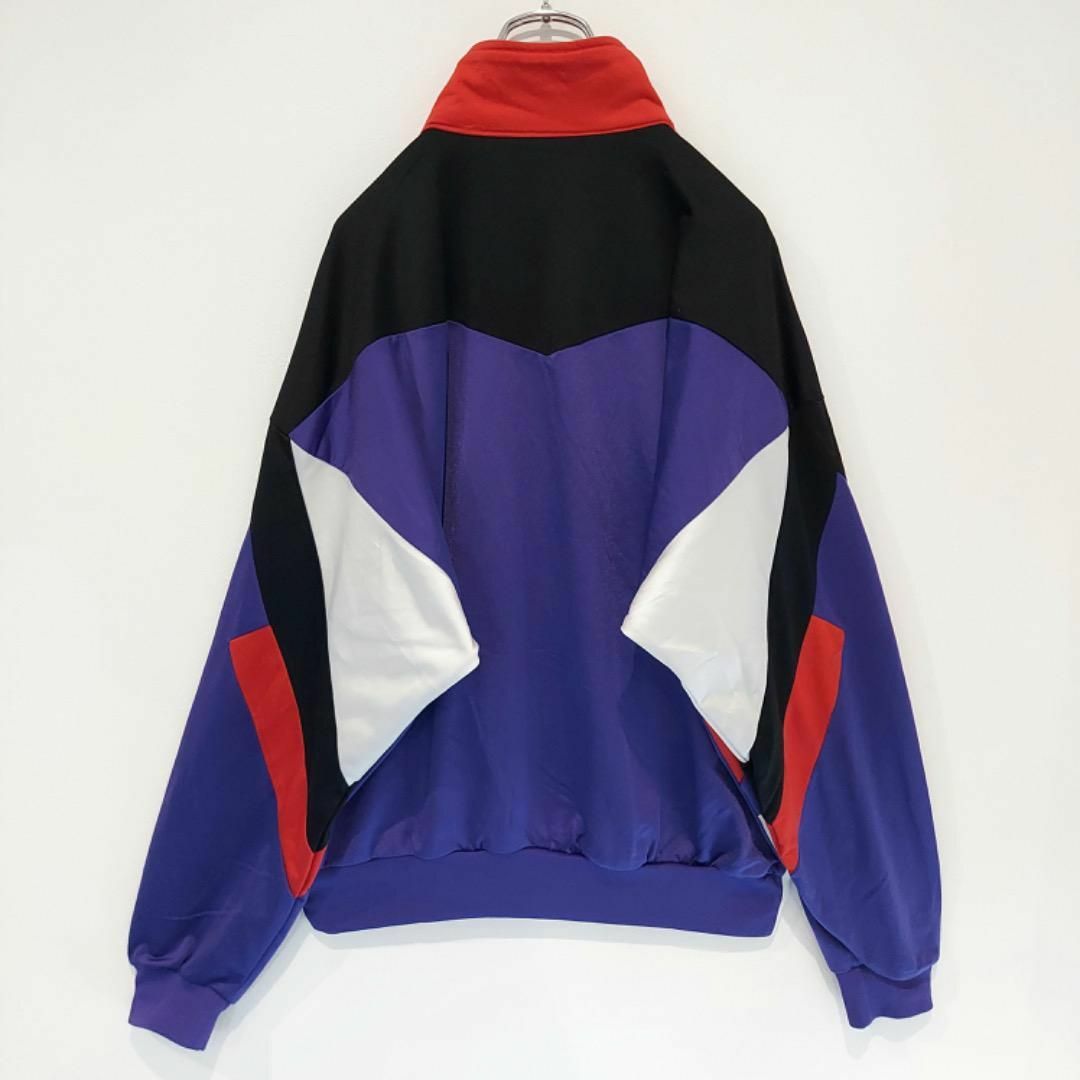 Reebok - REEBOK リーボック トラックジャケット 黒 紫 赤 90s M Reebok - REEBOK リーボック トラックジャケット 黒 紫 赤 90s M