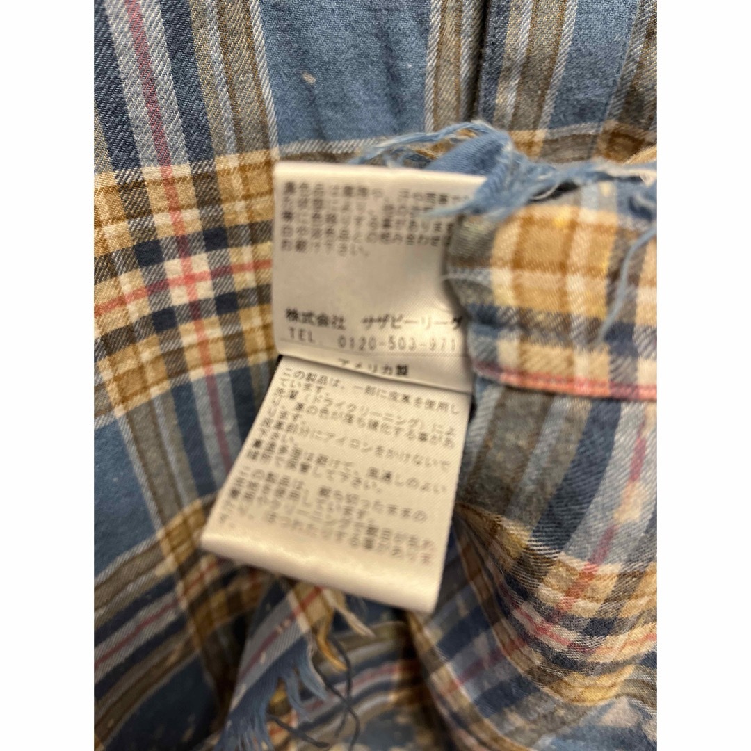 AMIRI - 国内正規 AMIRI アミリ バックロゴ チェック シャツの AMIRI - 国内正規 AMIRI アミリ バックロゴ チェック シャツの