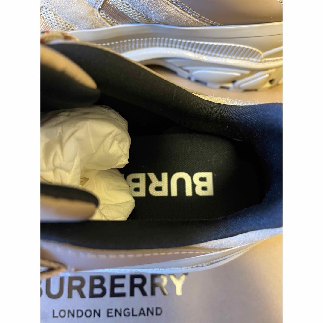 BURBERRY - 正規 22SS BURBERRY バーバリー スウェードレザー BURBERRY - 正規 22SS BURBERRY バーバリー スウェードレザー