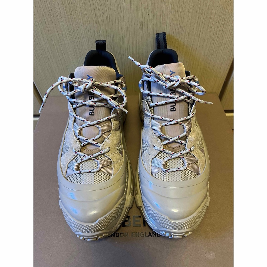 BURBERRY - 正規 22SS BURBERRY バーバリー スウェードレザー BURBERRY - 正規 22SS BURBERRY バーバリー スウェードレザー