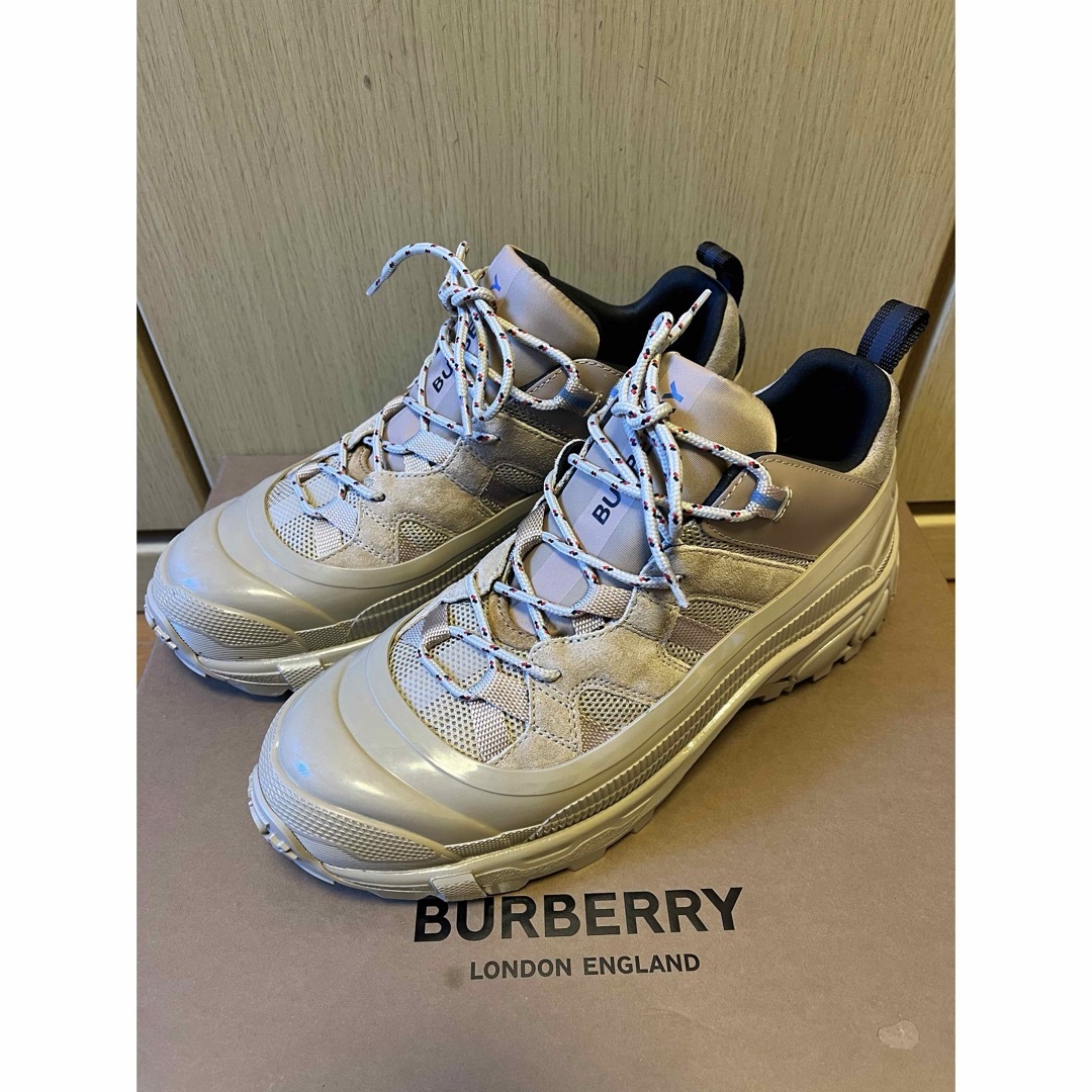 BURBERRY - 正規 22SS BURBERRY バーバリー スウェードレザー BURBERRY - 正規 22SS BURBERRY バーバリー スウェードレザー