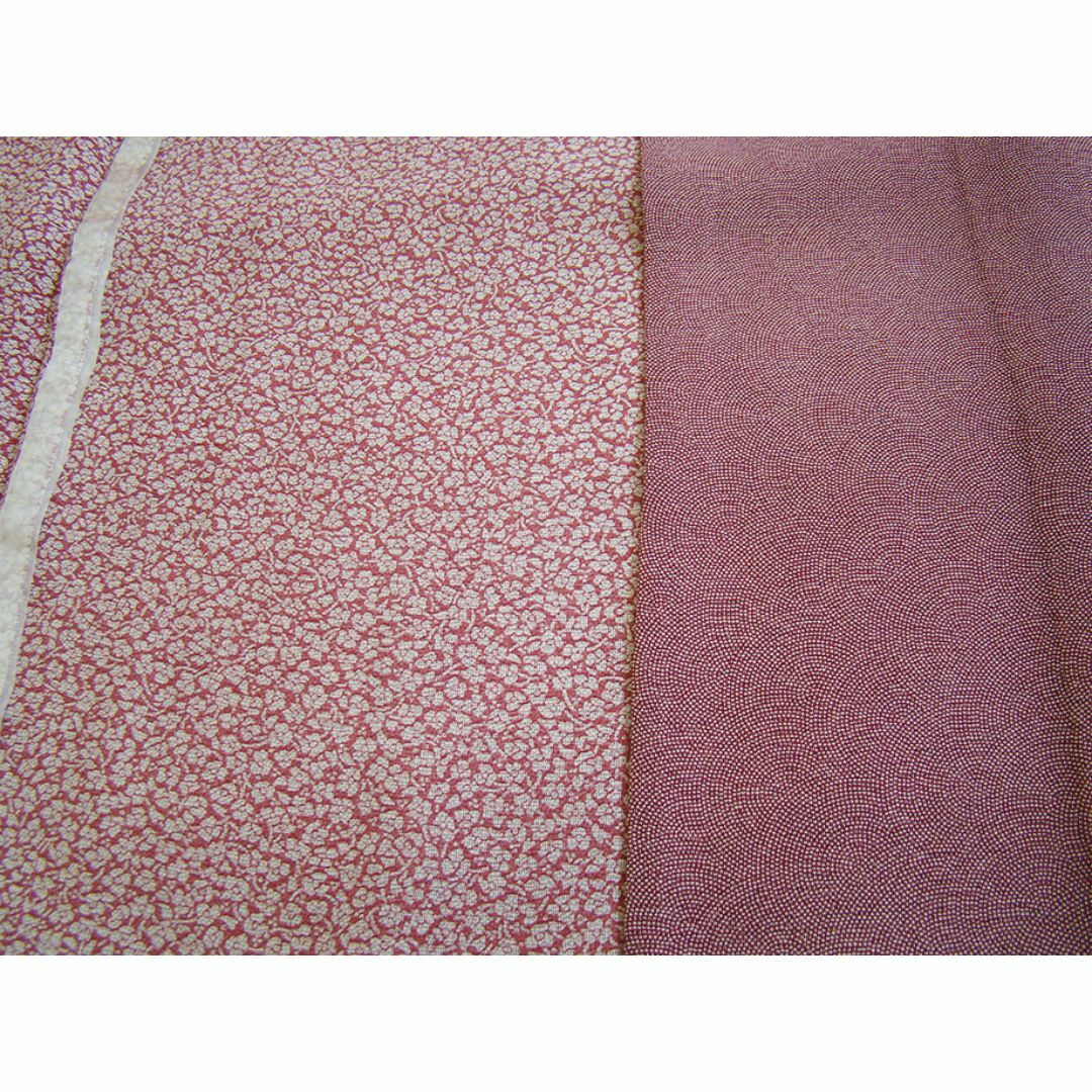 縁」150cm~157cm 夏物 駒絽 鮫 両面染め 江戸小紋 正絹 縁」150cm~157cm 夏物 駒絽 鮫 両面染め 江戸小紋 正絹