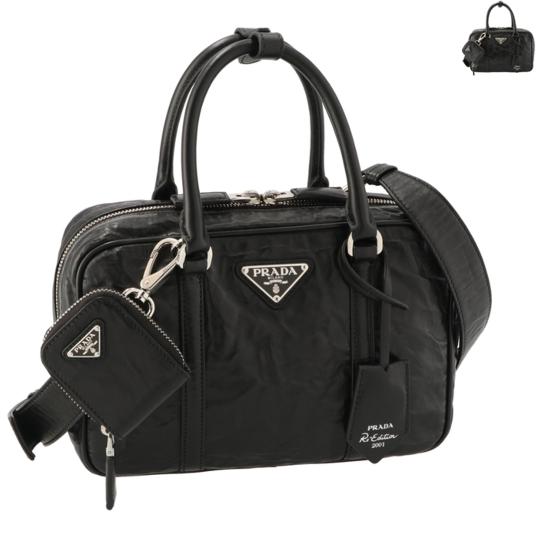 PRADA - プラダ PRADA トートバッグ レザー ハンドバッグ 三角 PRADA - プラダ PRADA トートバッグ レザー ハンドバッグ 三角