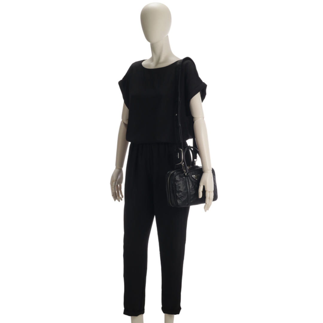 PRADA - プラダ PRADA トートバッグ レザー ハンドバッグ 三角 PRADA - プラダ PRADA トートバッグ レザー ハンドバッグ 三角