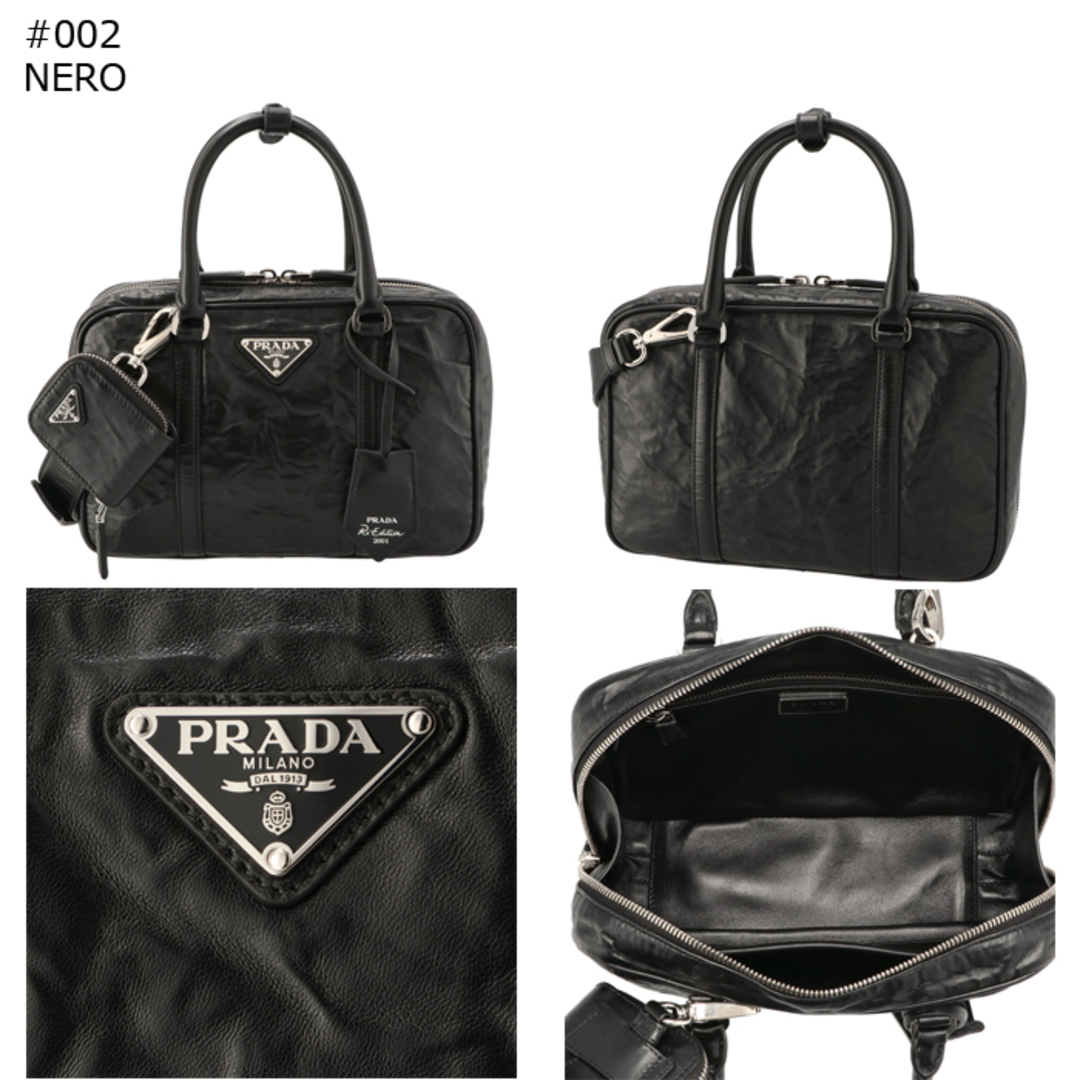 PRADA - プラダ PRADA トートバッグ レザー ハンドバッグ 三角 PRADA - プラダ PRADA トートバッグ レザー ハンドバッグ 三角