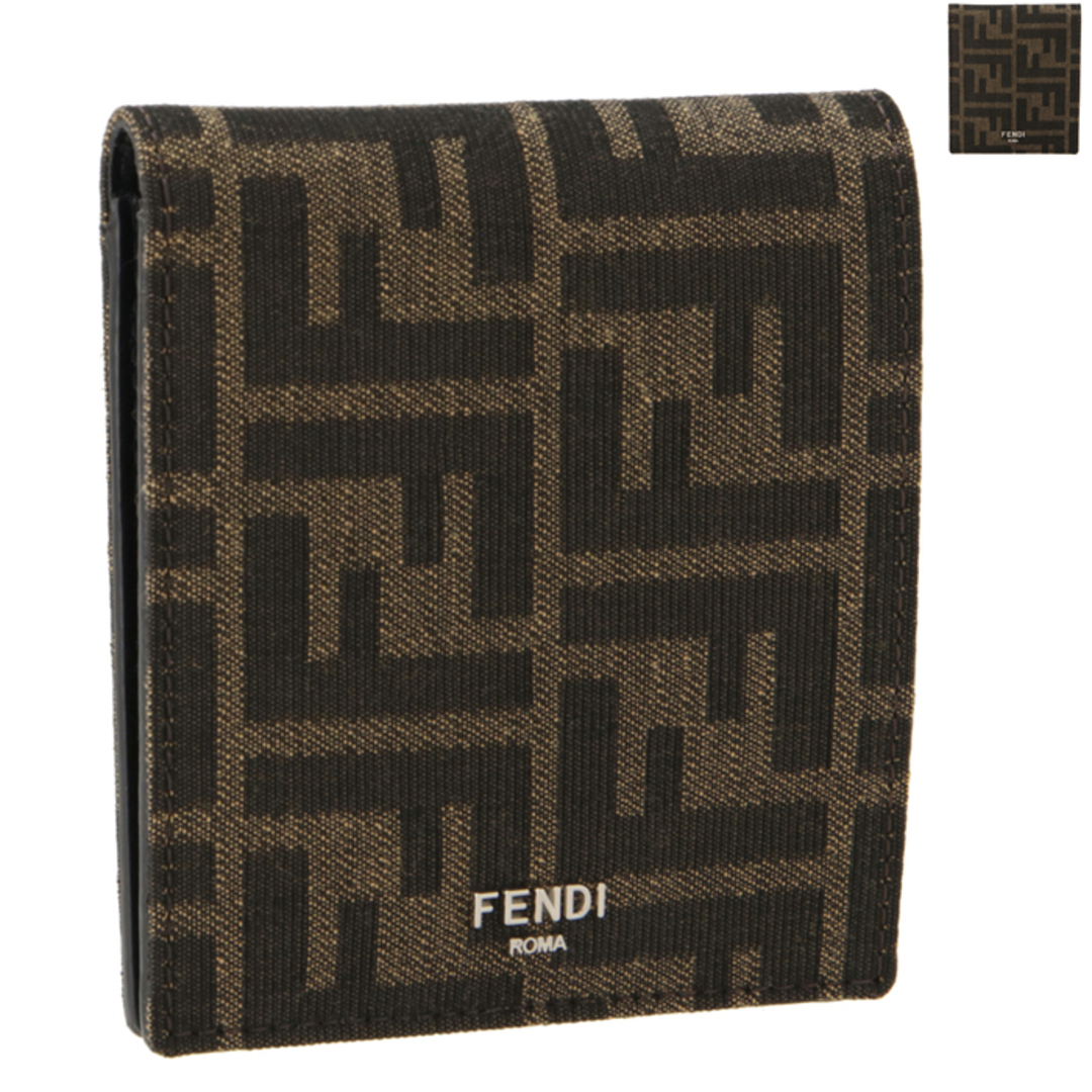 FENDI - フェンディ FENDI メンズ 財布 二つ折り FFジャカード FENDI - フェンディ FENDI メンズ 財布 二つ折り FFジャカード